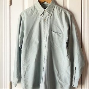 Green Lands’ End Dress Shirt Size 16-33